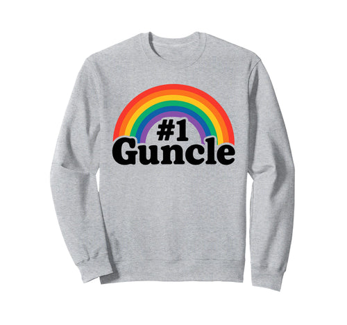 1 Guncle Rainbow Proud Gay Uncles Sweatshirt - Custom Art Print Men Women - T-Shirt, Sweatshirt, Hoodie