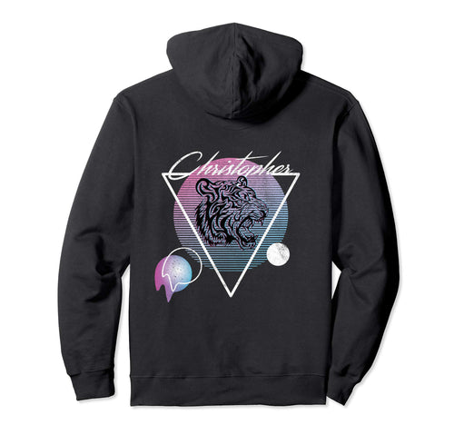 Christopher Name Vaporwave Aesthetic Art Hoodie - Graphic Print Unisex - T-Shirt, Sweatshirt, Hoodie