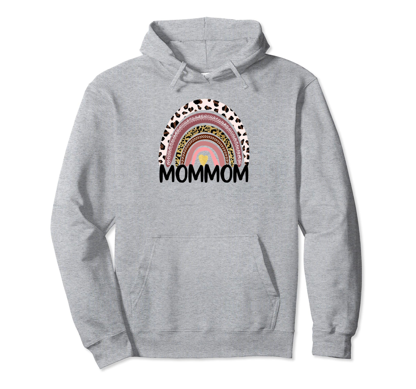 Mommom Rainbow Mom Mom Wildflower Hoodie - Graphic Print Men Women - T-Shirt, Sweatshirt, Hoodie