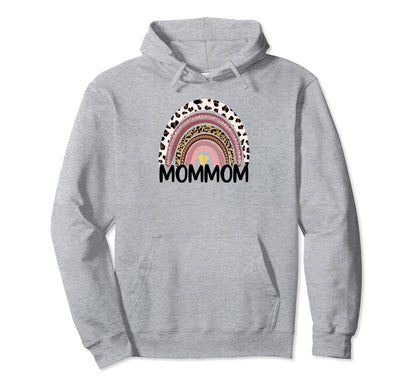 Mommom Rainbow Mom Mom Wildflower Hoodie - Graphic Print Men Women - T-Shirt, Sweatshirt, Hoodie