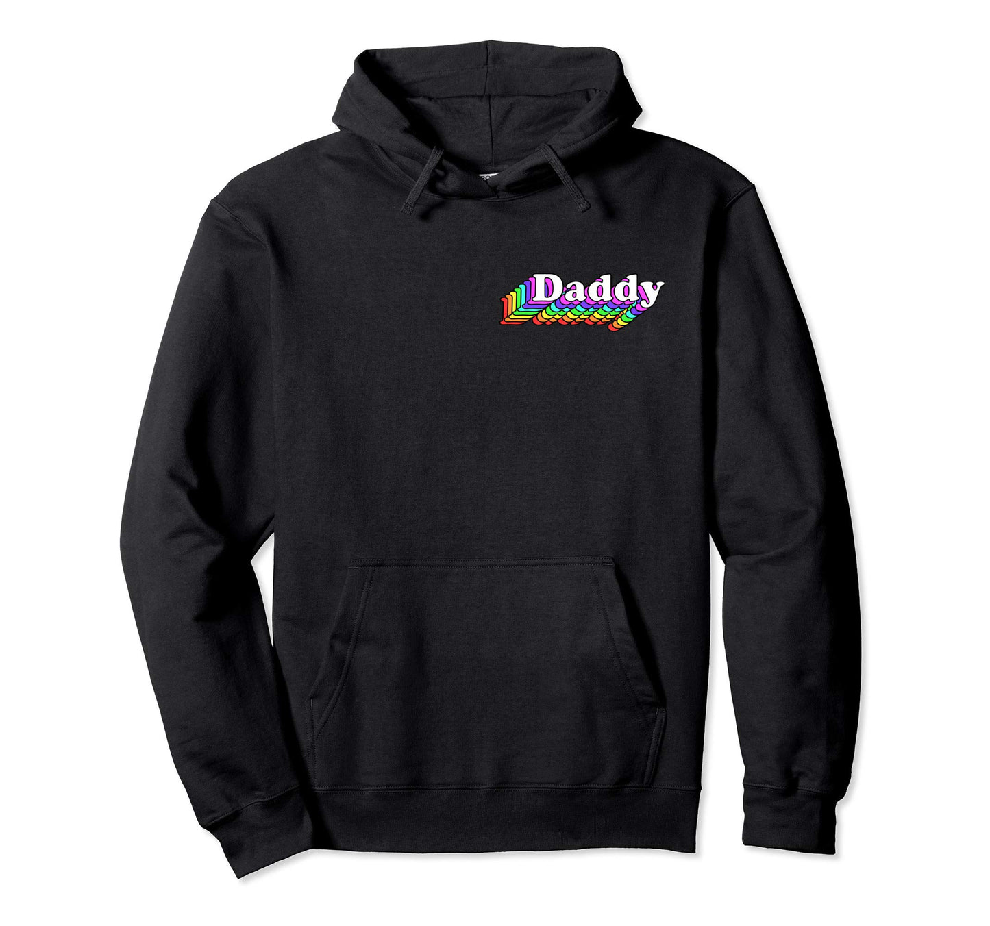 Gay Daddy Bear Lgbt Rainbow Lgbtq Pride Daddy Hoodie - Graphic Print Unisex - T-Shirt, Sweatshirt, Hoodie