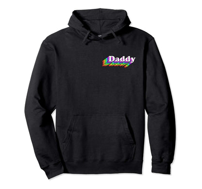 Gay Daddy Bear Lgbt Rainbow Lgbtq Pride Daddy Hoodie - Graphic Print Unisex - T-Shirt, Sweatshirt, Hoodie