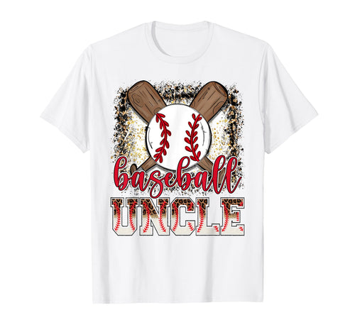 Baseball Uncle Leopard Proud Ball T-Shirt - Fun Novelty Design Men Women - T-Shirt, Sweatshirt, Hoodie