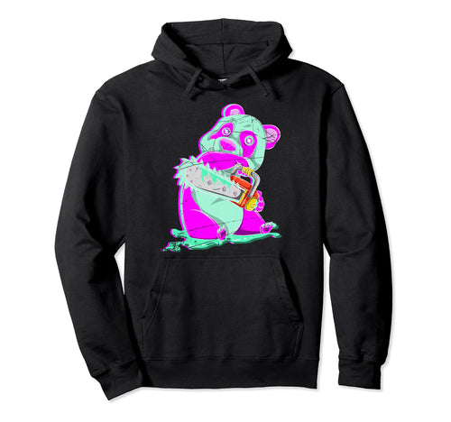Scary Panda Bear Pastel Goth Vaporwave Hoodie - Trendy Graphic Unisex - T-Shirt, Sweatshirt, Hoodie