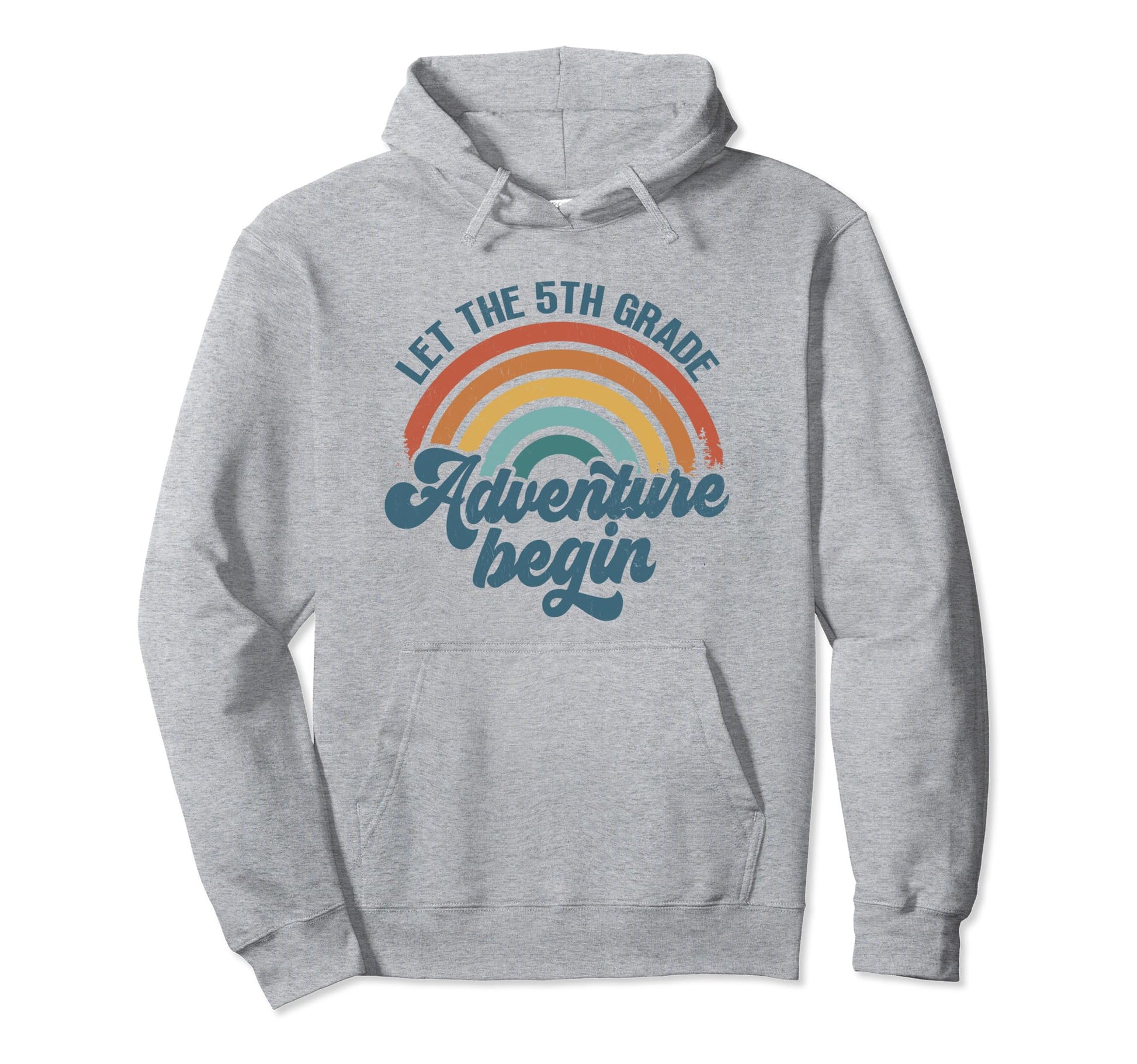 Let 5Th Grade Adventure Begin Groovy Hoodie - Custom Art Print for Adults - T-Shirt, Sweatshirt, Hoodie
