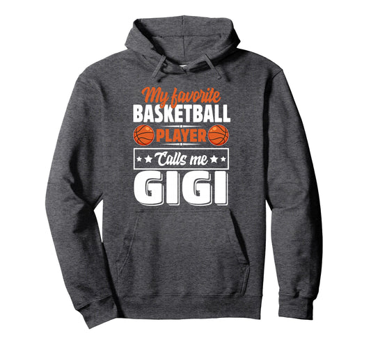 My Favorite Basketball Player Calls Me Hoodie - Trendy Graphic for Adults - T-Shirt, Sweatshirt, Hoodie