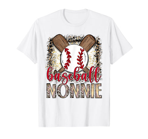 Baseball Nonnie Leopard Proud Ball T-Shirt - Fun Novelty Design Men Women - T-Shirt, Sweatshirt, Hoodie