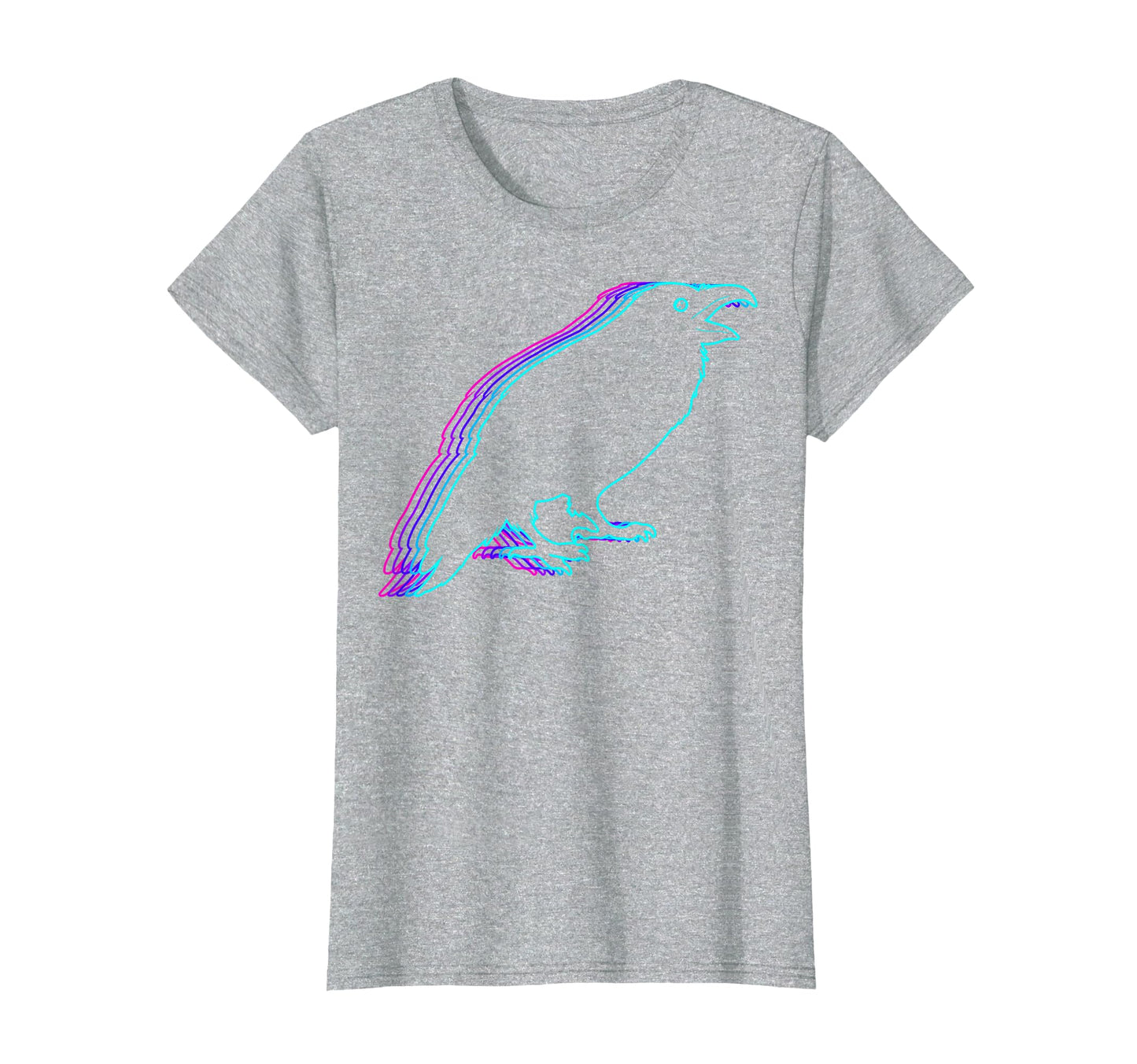 Raven Crow Vaporwave T-Shirt - Streetwear Style Men Women - T-Shirt, Sweatshirt, Hoodie