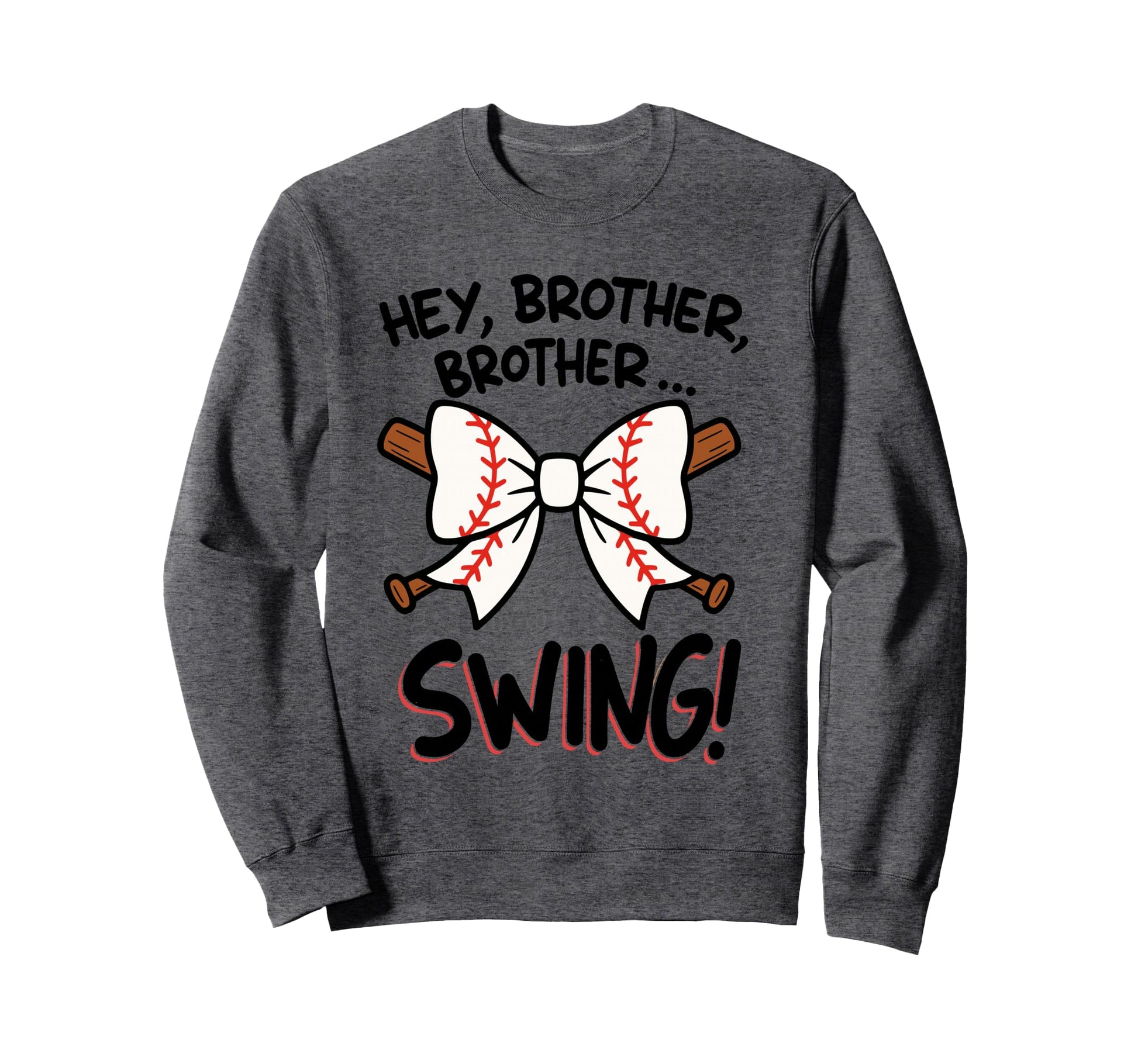 Hey Brother Brother Swing Funny Sweatshirt - Minimalist Print Unisex - T-Shirt, Sweatshirt, Hoodie