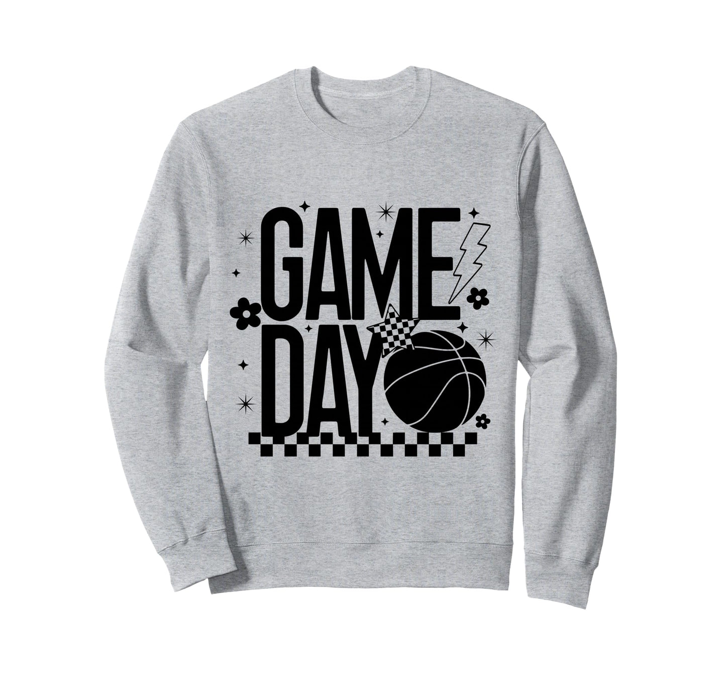 Basketball Mom Game Day Tipoff Season Sweatshirt - Unique Graphic Unisex - T-Shirt, Sweatshirt, Hoodie