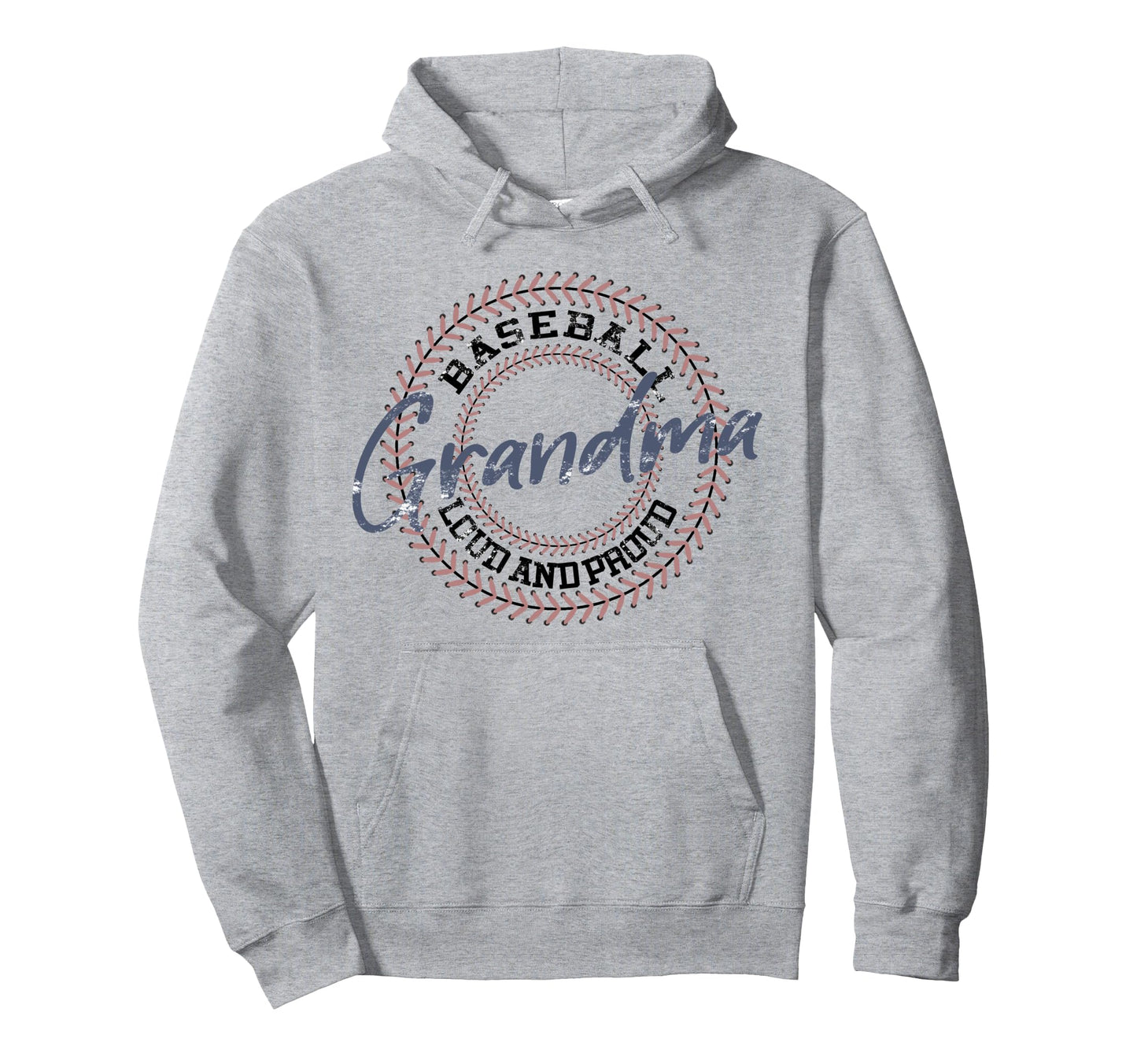 Baseball Grandma Baseball Team Hoodie - Casual Everyday Wear for Adults - T-Shirt, Sweatshirt, Hoodie
