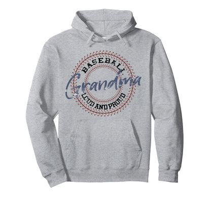 Baseball Grandma Baseball Team Hoodie - Casual Everyday Wear for Adults - T-Shirt, Sweatshirt, Hoodie