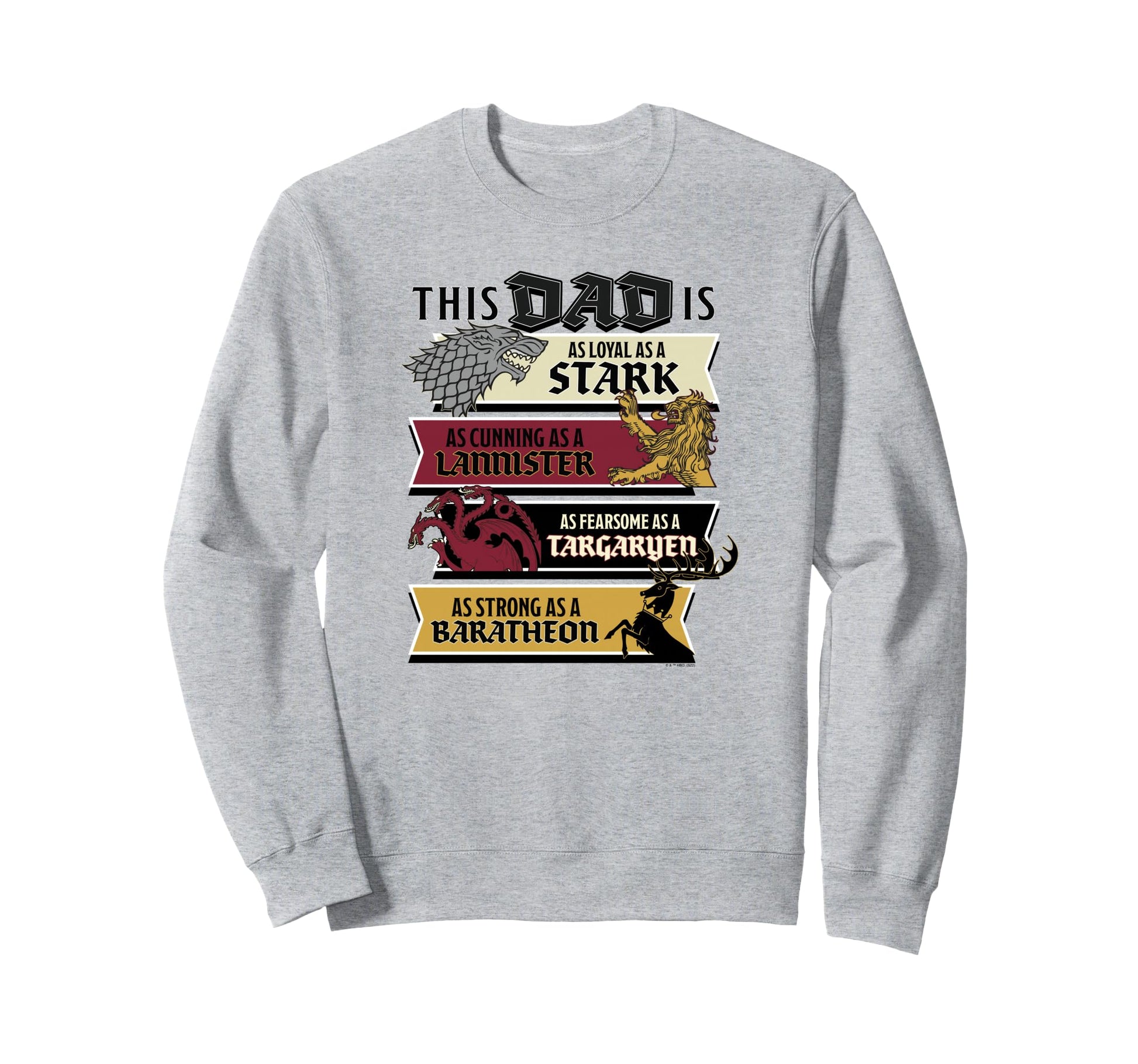 Game Thrones Fathers Day This Dad Sweatshirt - Custom Art Print for Adults - T-Shirt, Sweatshirt, Hoodie