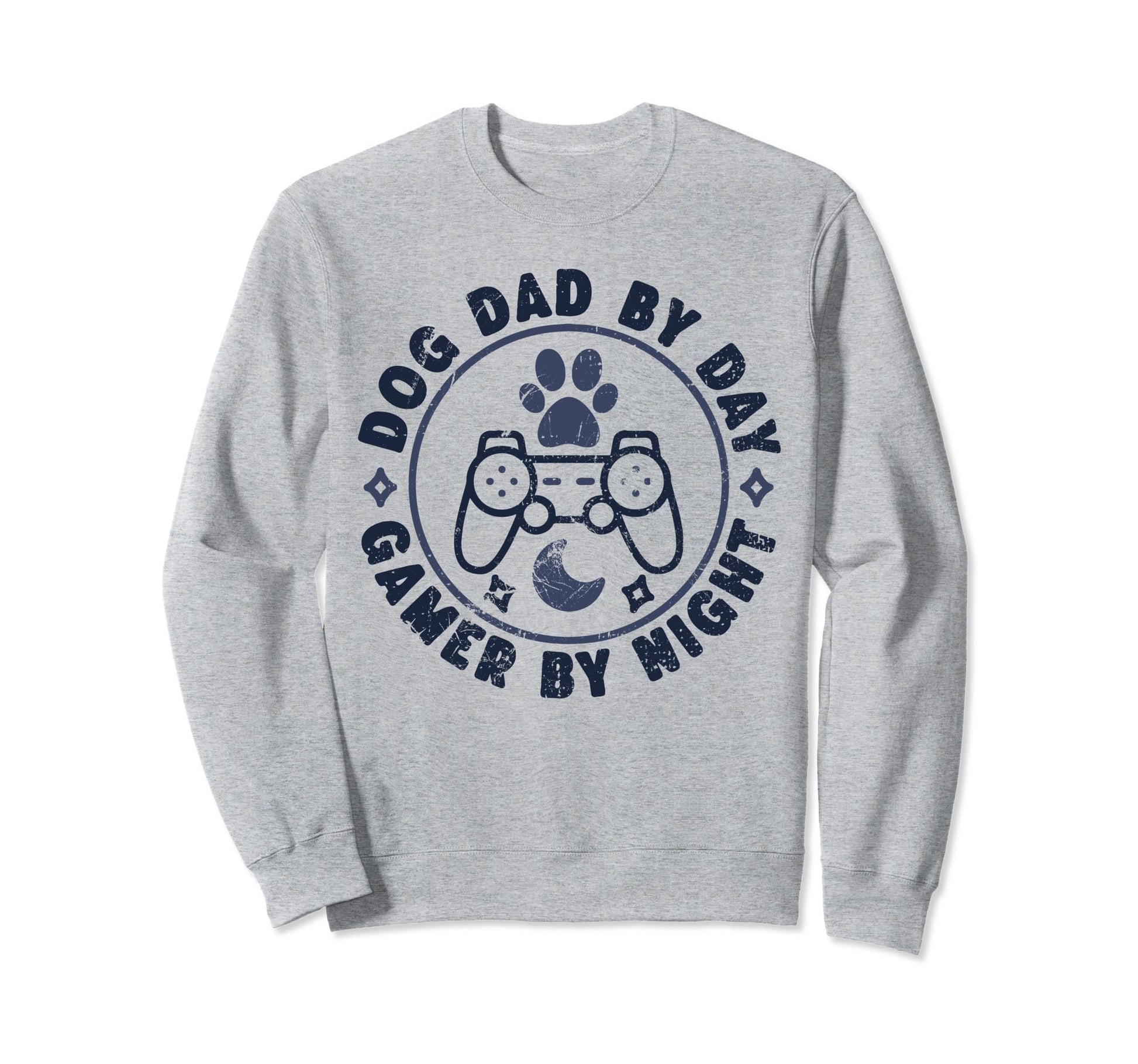 Dog Dad Day Gamer Night Video Sweatshirt - Streetwear Style Men Women - T-Shirt, Sweatshirt, Hoodie