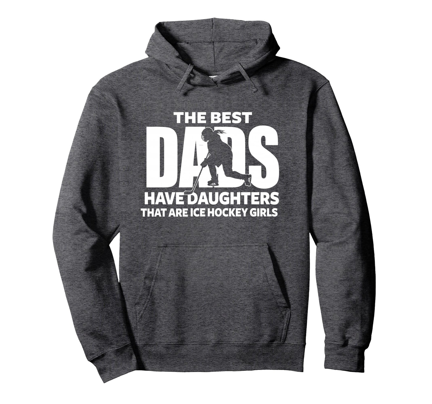 Hockey Daughter Proud Dad Athlete Hoodie - Fun Novelty Design Men Women - T-Shirt, Sweatshirt, Hoodie