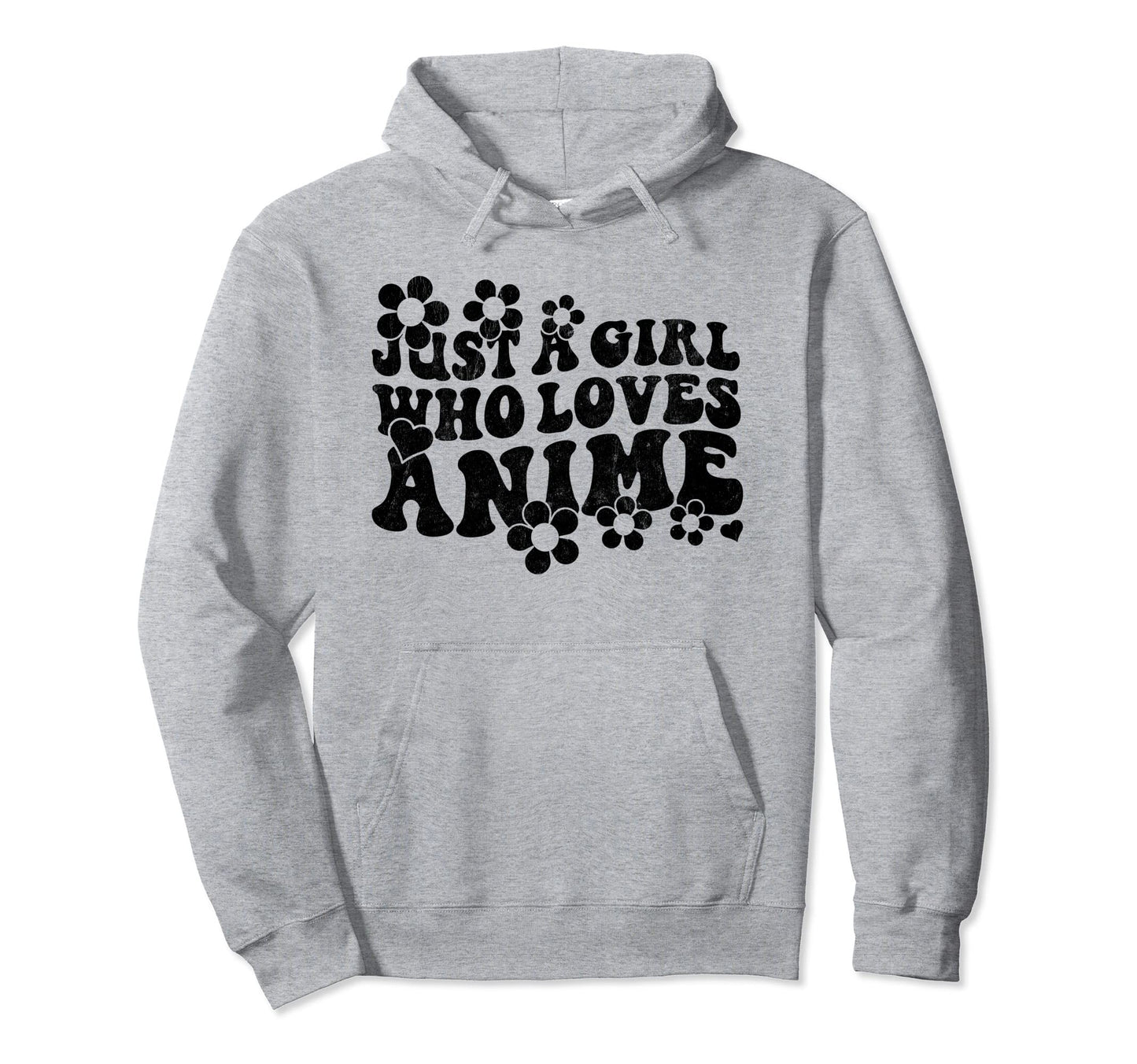 Groovy Boho Just Who Loves Anime Hoodie - Casual Everyday Wear for Adults - T-Shirt, Sweatshirt, Hoodie