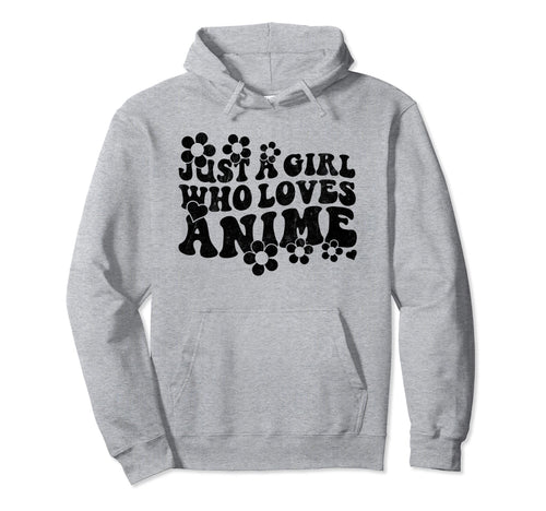 Groovy Boho Just Who Loves Anime Hoodie - Casual Everyday Wear for Adults - T-Shirt, Sweatshirt, Hoodie