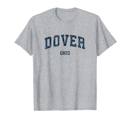 Dover Ohio Oh Varsity Sports Navy T-Shirt - Unique Graphic Men Women - T-Shirt, Sweatshirt, Hoodie