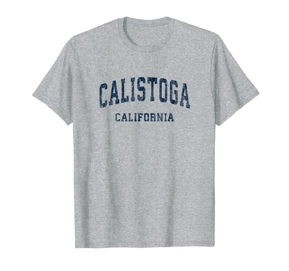 Calistoga California Ca Varsity T-Shirt - Custom Art Print for Adults - T-Shirt, Sweatshirt, Hoodie