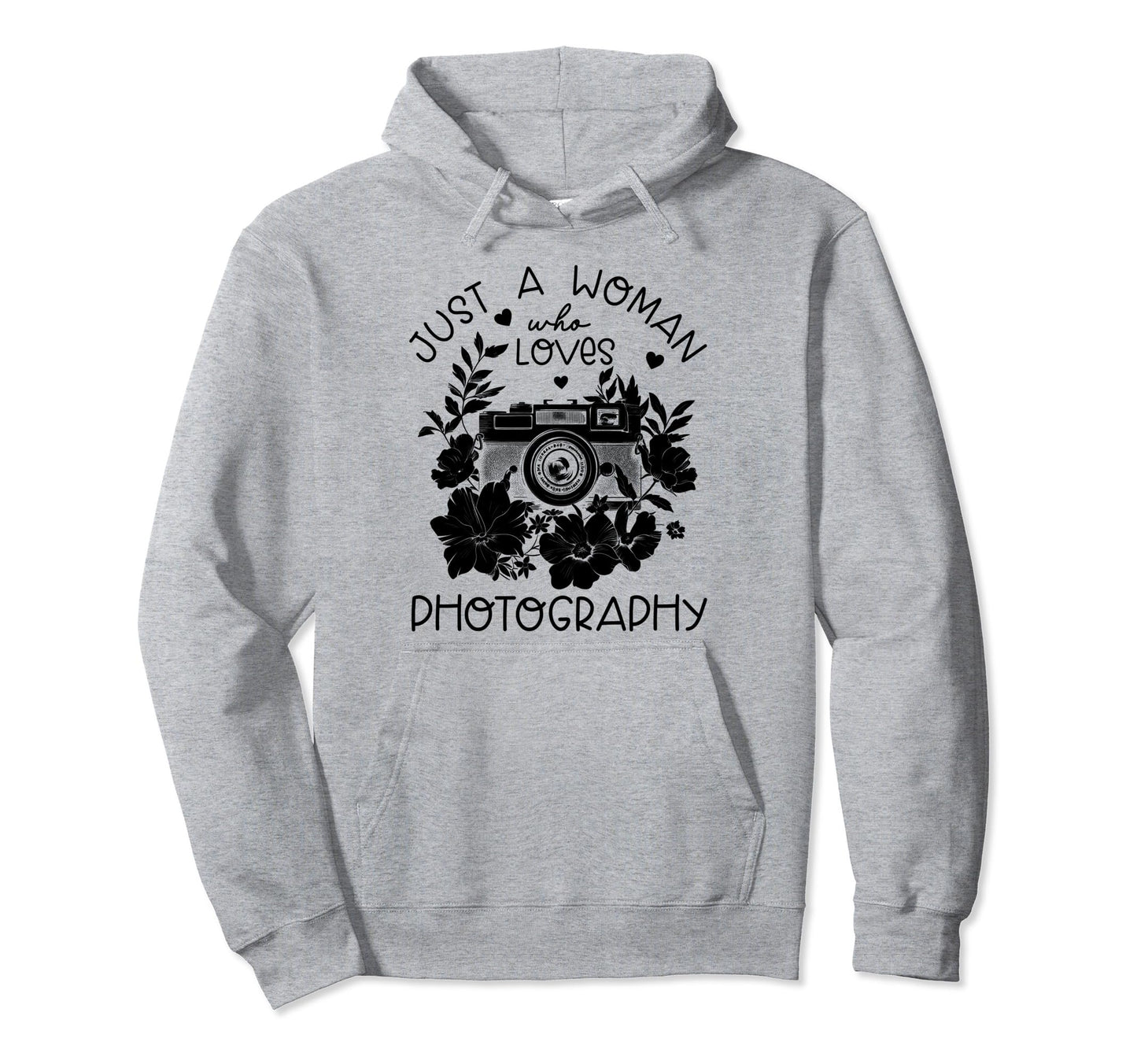 Photographer Camera Flowers Photography Hoodie - Novelty Apparel Unisex - T-Shirt, Sweatshirt, Hoodie