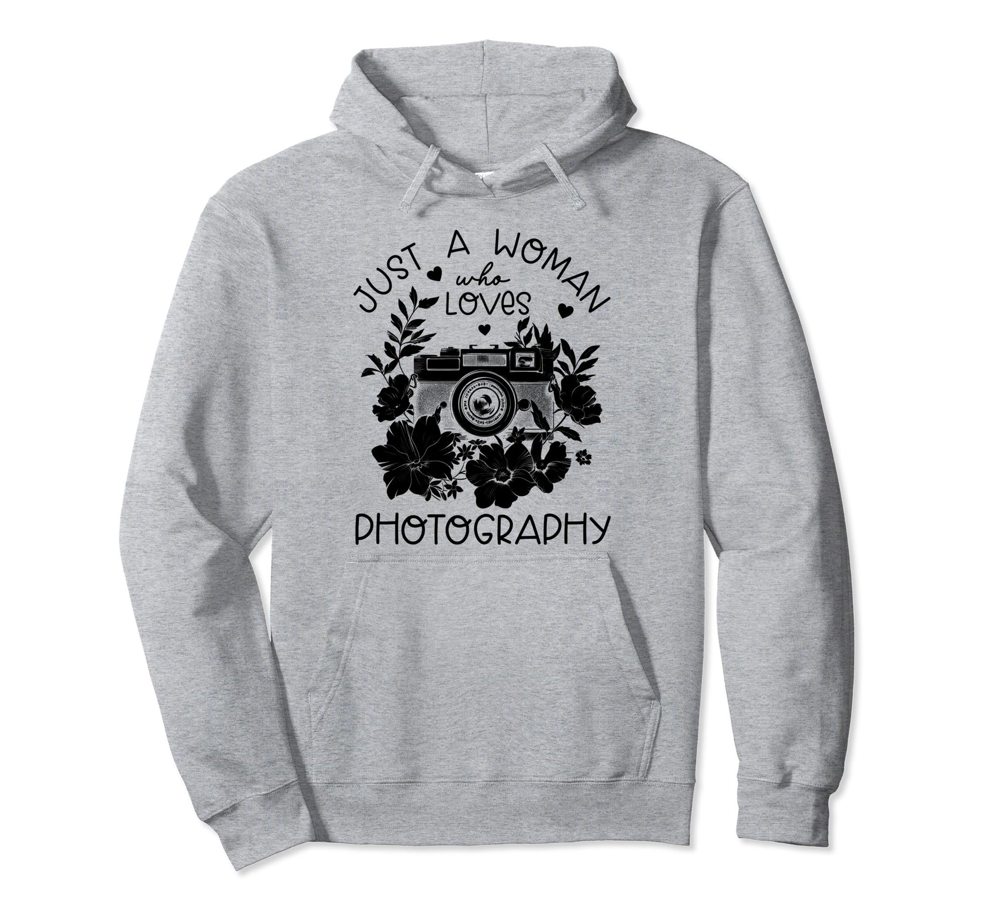 Photographer Camera Flowers Photography Hoodie - Novelty Apparel Unisex - T-Shirt, Sweatshirt, Hoodie