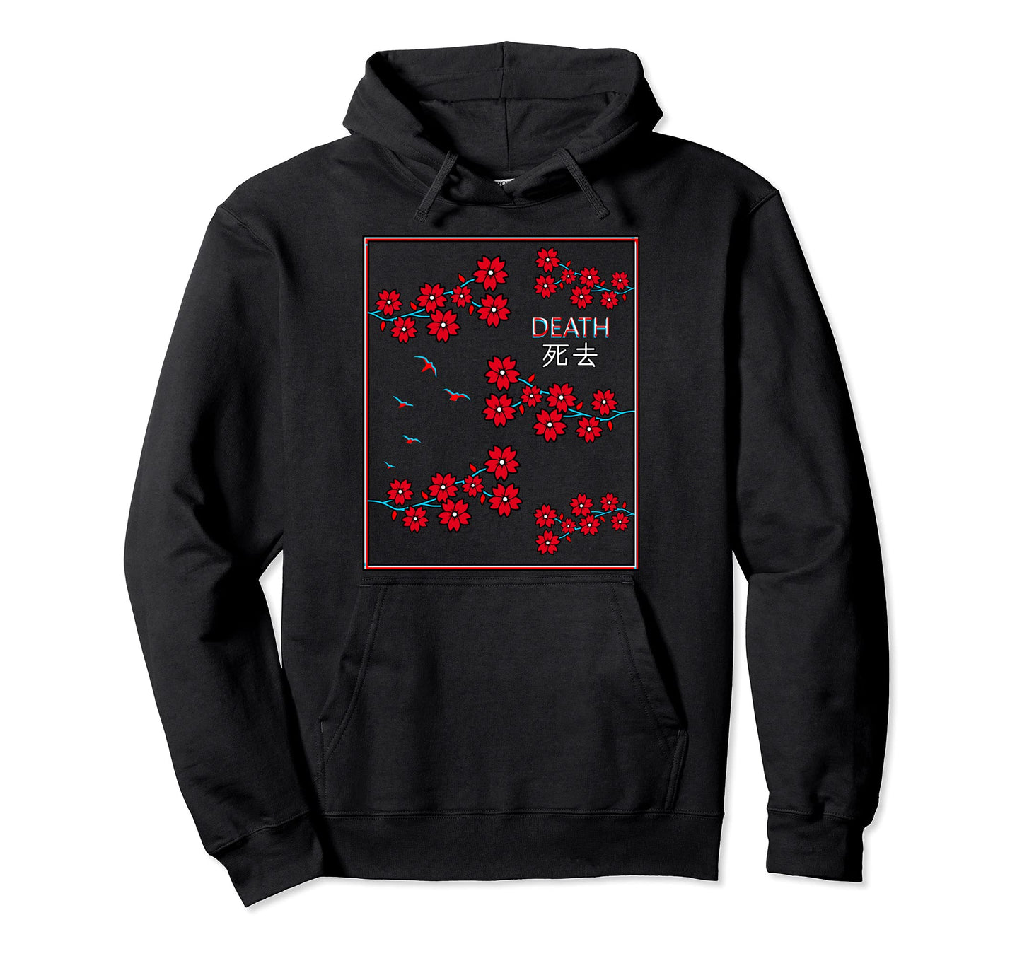 Death Vaporwave Japanese Aesthetic Hoodie - Streetwear Style Unisex - T-Shirt, Sweatshirt, Hoodie