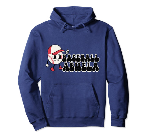 Baseball Abuela Trendy Cartoon Ball Hoodie - Aesthetic Graphic for Adults - T-Shirt, Sweatshirt, Hoodie
