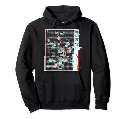 Mono No Aware Japanese Glitch Otaku Hoodie - Minimalist Print Unisex - T-Shirt, Sweatshirt, Hoodie