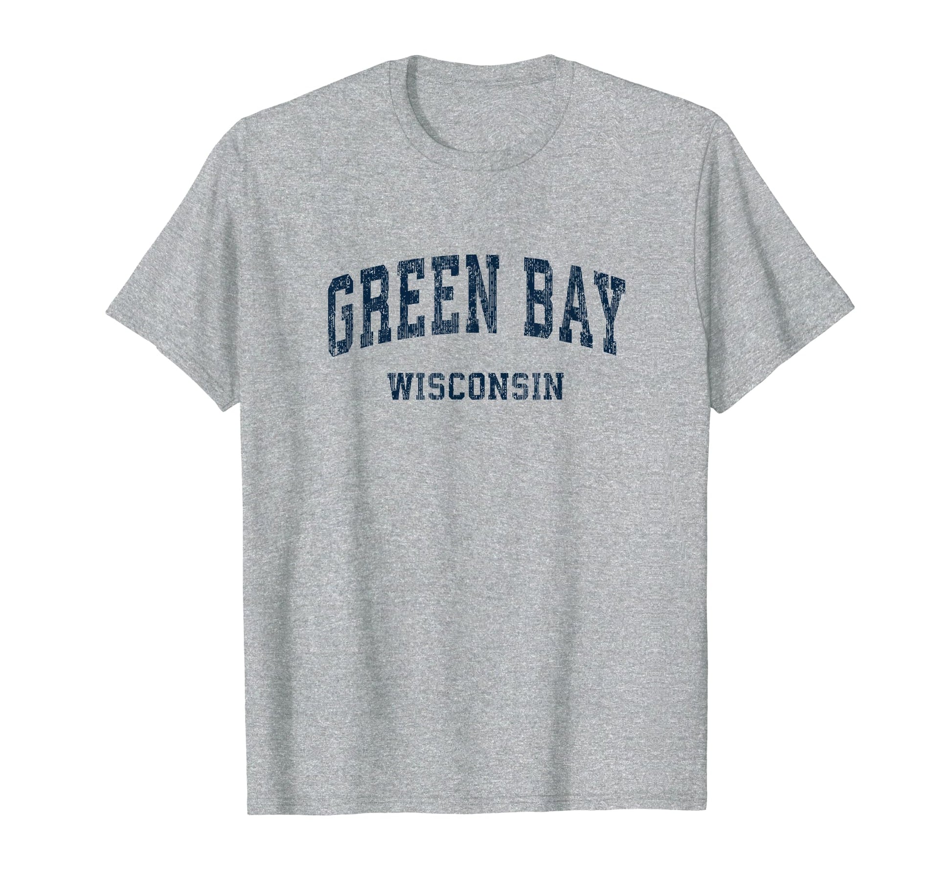 Green Bay Wisconsin Wi Varsity Sports Navy T-Shirt - Graphic Print Unisex - T-Shirt, Sweatshirt, Hoodie