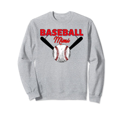 Baseball Mimi Family Matching Mimi Sweatshirt - Trendy Graphic Unisex - T-Shirt, Sweatshirt, Hoodie