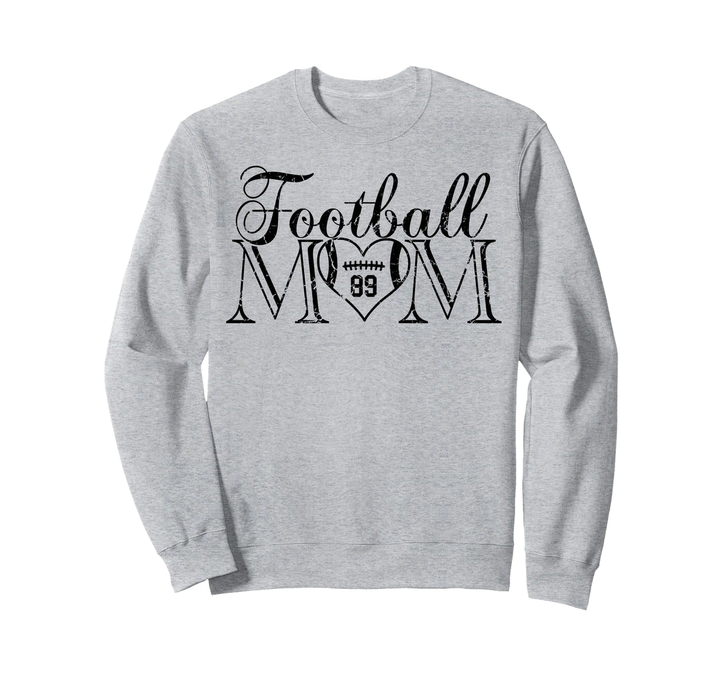 Football Mom Black Number 99 Jersey Sweatshirt - Graphic Print Unisex - T-Shirt, Sweatshirt, Hoodie