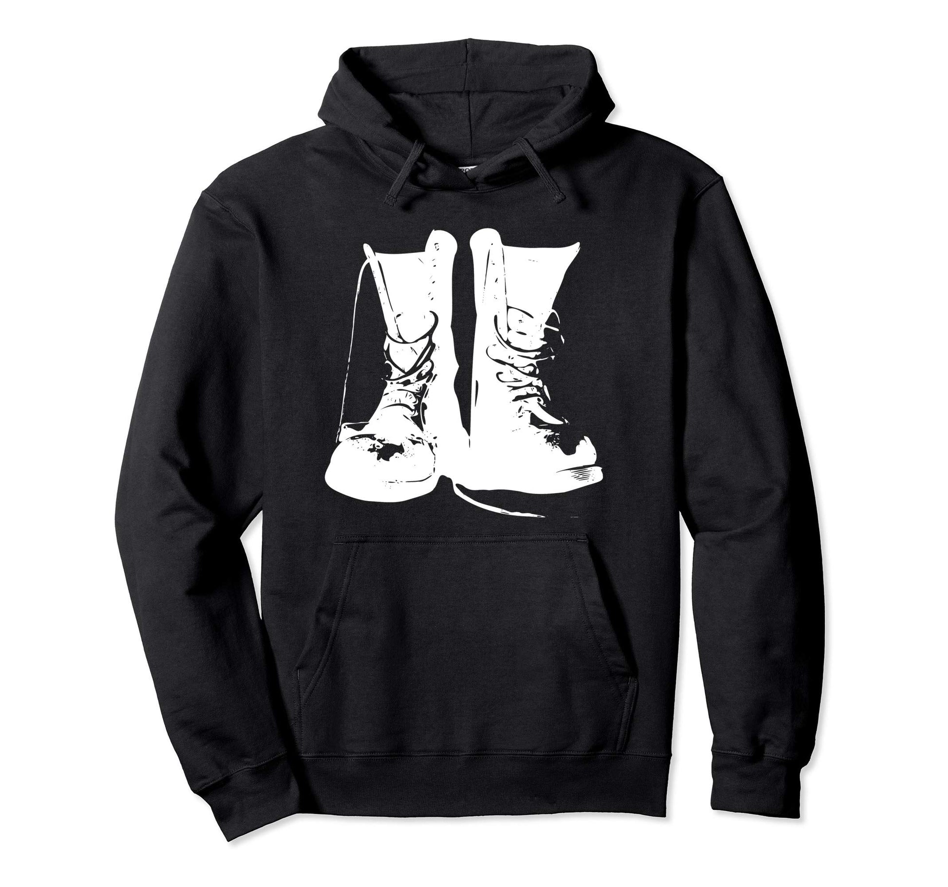 Grunge Rock Boots 90S Punk Rocker Band Hoodie - Fun Novelty Design Unisex - T-Shirt, Sweatshirt, Hoodie