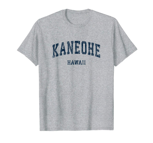Kaneohe Hawaii Hi Varsity Sports Navy T-Shirt - Trendy Graphic Unisex - T-Shirt, Sweatshirt, Hoodie