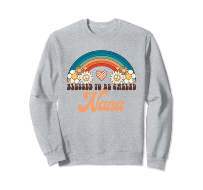 Blessed To Be Called Nana Sweatshirt - Aesthetic Graphic for Adults - T-Shirt, Sweatshirt, Hoodie
