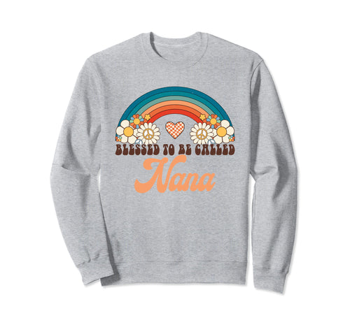 Blessed To Be Called Nana Sweatshirt - Aesthetic Graphic for Adults - T-Shirt, Sweatshirt, Hoodie