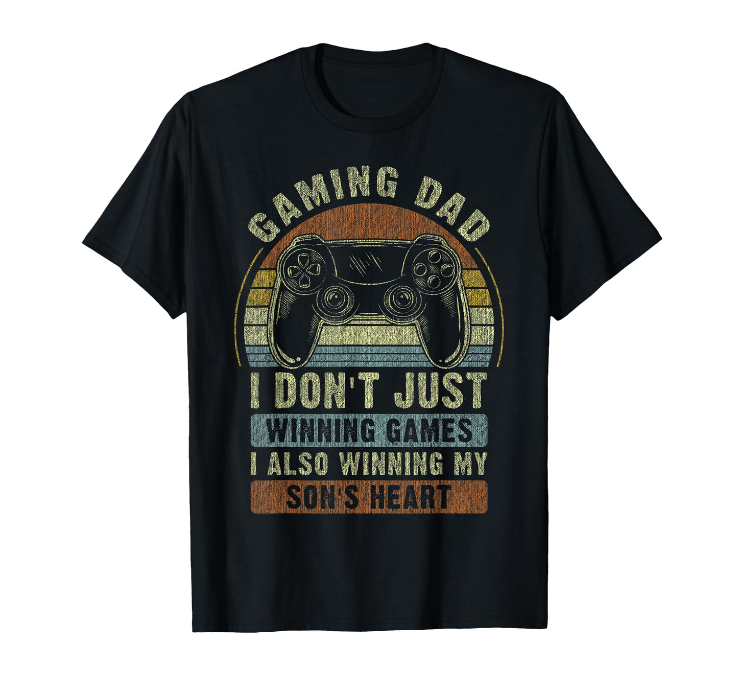 Gaming Dad Father Son Fathers Day T-Shirt - Custom Art Print for Adults - T-Shirt, Sweatshirt, Hoodie