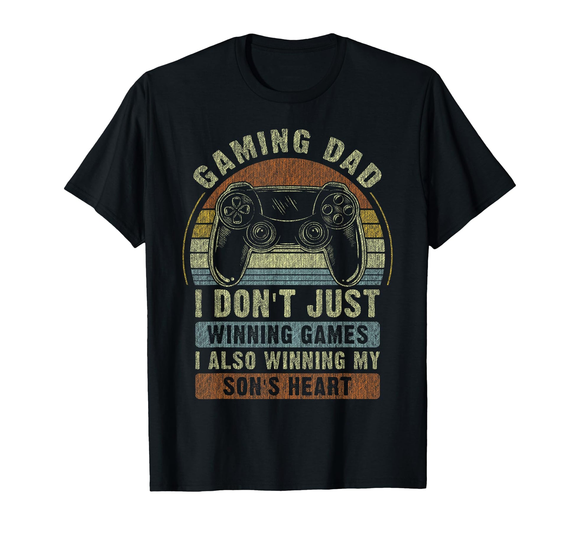Gaming Dad Father Son Fathers Day T-Shirt - Custom Art Print for Adults - T-Shirt, Sweatshirt, Hoodie