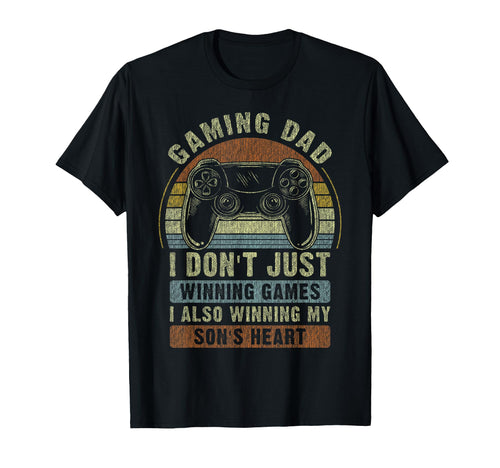 Gaming Dad Father Son Fathers Day T-Shirt - Custom Art Print for Adults - T-Shirt, Sweatshirt, Hoodie