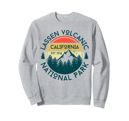 Lassen Volcanic National Park Sweatshirt - Unique Graphic Men Women - T-Shirt, Sweatshirt, Hoodie