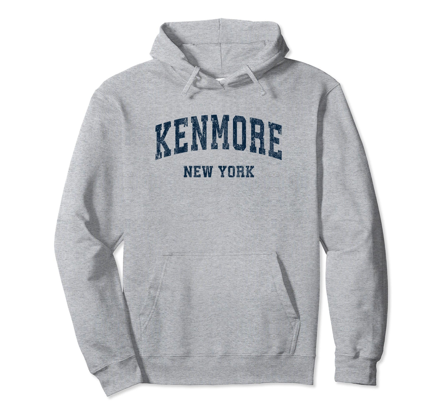 Kenmore New York Ny Varsity Sports Navy Hoodie - Unique Graphic for Adults - T-Shirt, Sweatshirt, Hoodie