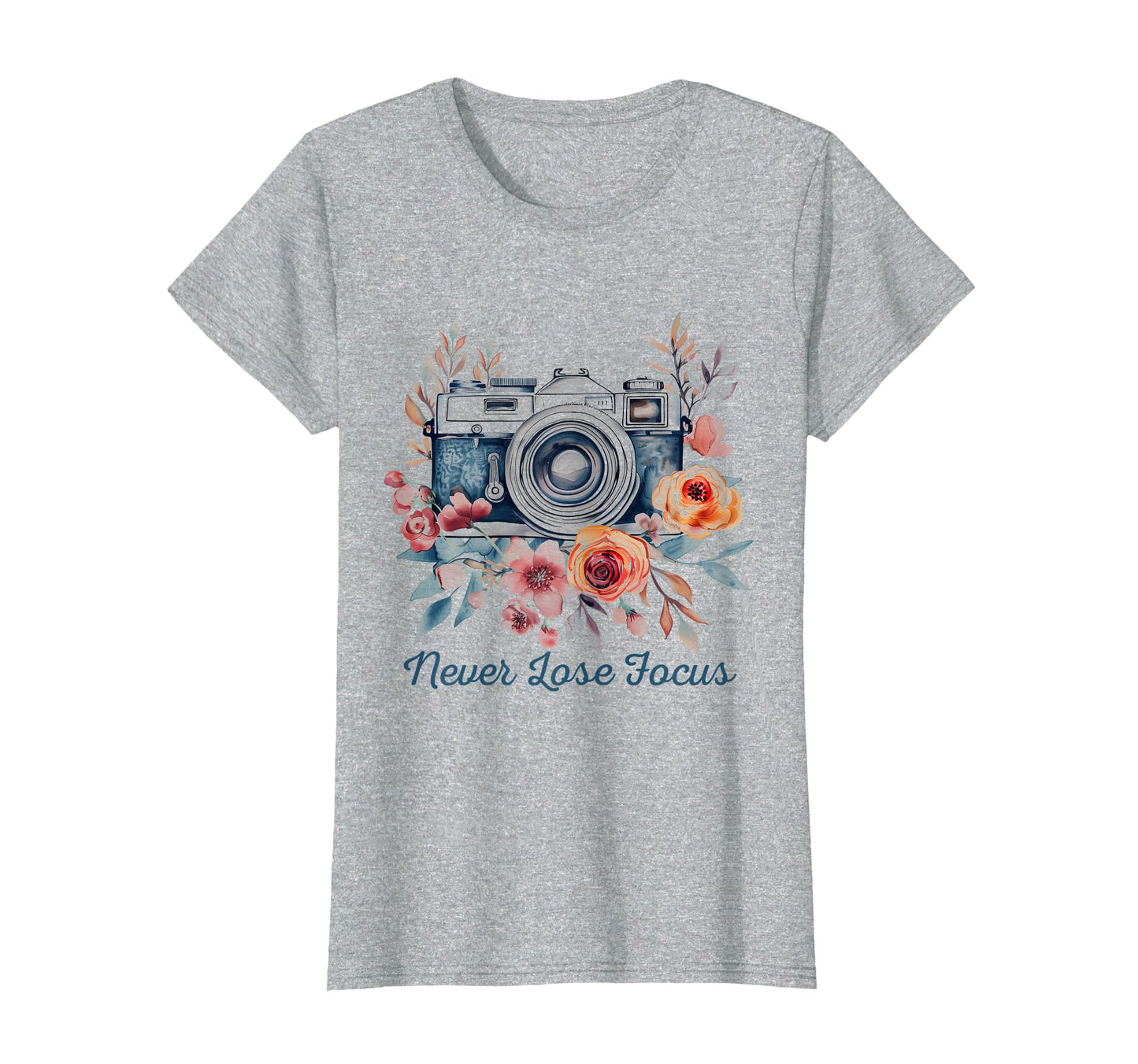Photographers Never Lose Focus Camera T-Shirt - Minimalist Print Men Women - T-Shirt, Sweatshirt, Hoodie