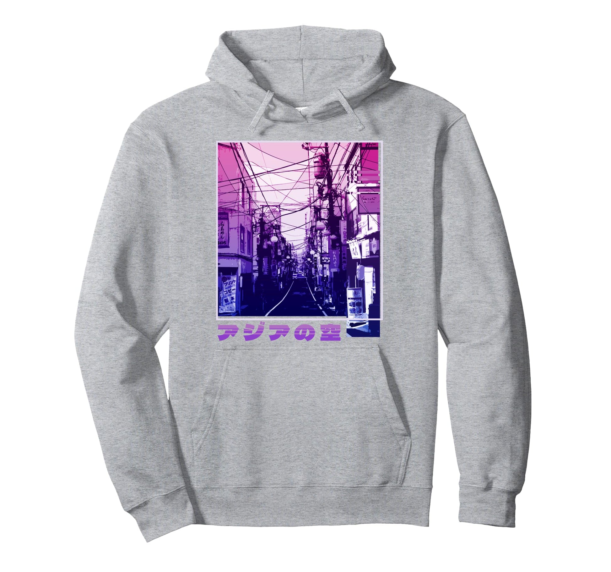 Tokyo Japan Aesthetic Vaporwave Hoodie - Minimalist Print Men Women - T-Shirt, Sweatshirt, Hoodie