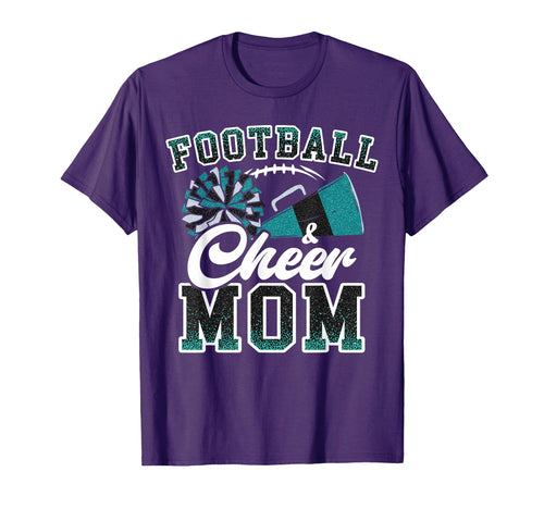 Loud Proud Football Cheer Mom T-Shirt - Graphic Print Men Women - T-Shirt, Sweatshirt, Hoodie