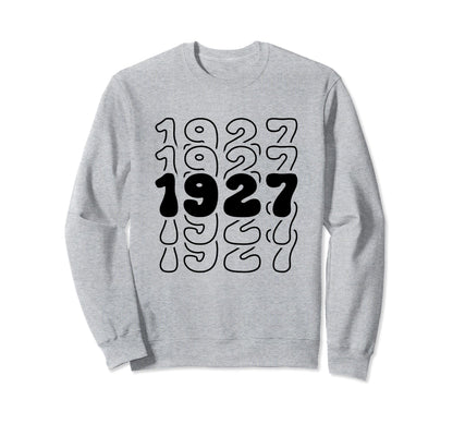 97 Year Old Groovy 97Th Birthday Boho Sweatshirt - Custom Art Print Unisex - T-Shirt, Sweatshirt, Hoodie