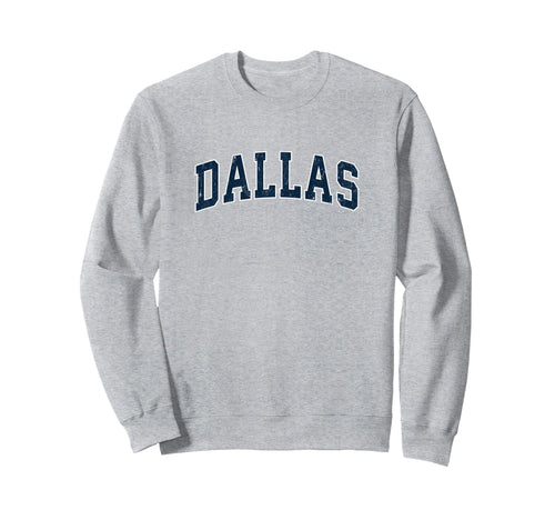 Dallas Texas Tx Varsity Sports Sweatshirt - Novelty Apparel for Adults - T-Shirt, Sweatshirt, Hoodie