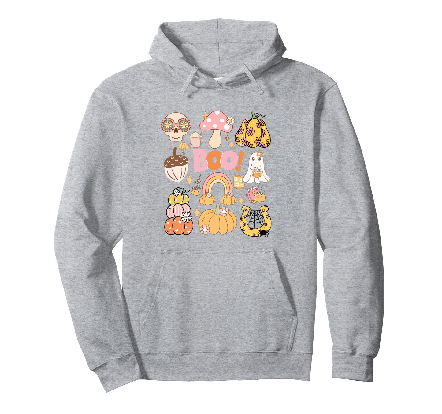 Floral Fall Boho And Hoodie - Trendy Graphic Men Women - T-Shirt, Sweatshirt, Hoodie