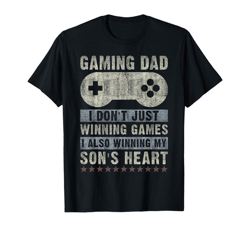 Gaming Dad Father Son Fathers Day T-Shirt - Custom Art Print for Adults - T-Shirt, Sweatshirt, Hoodie