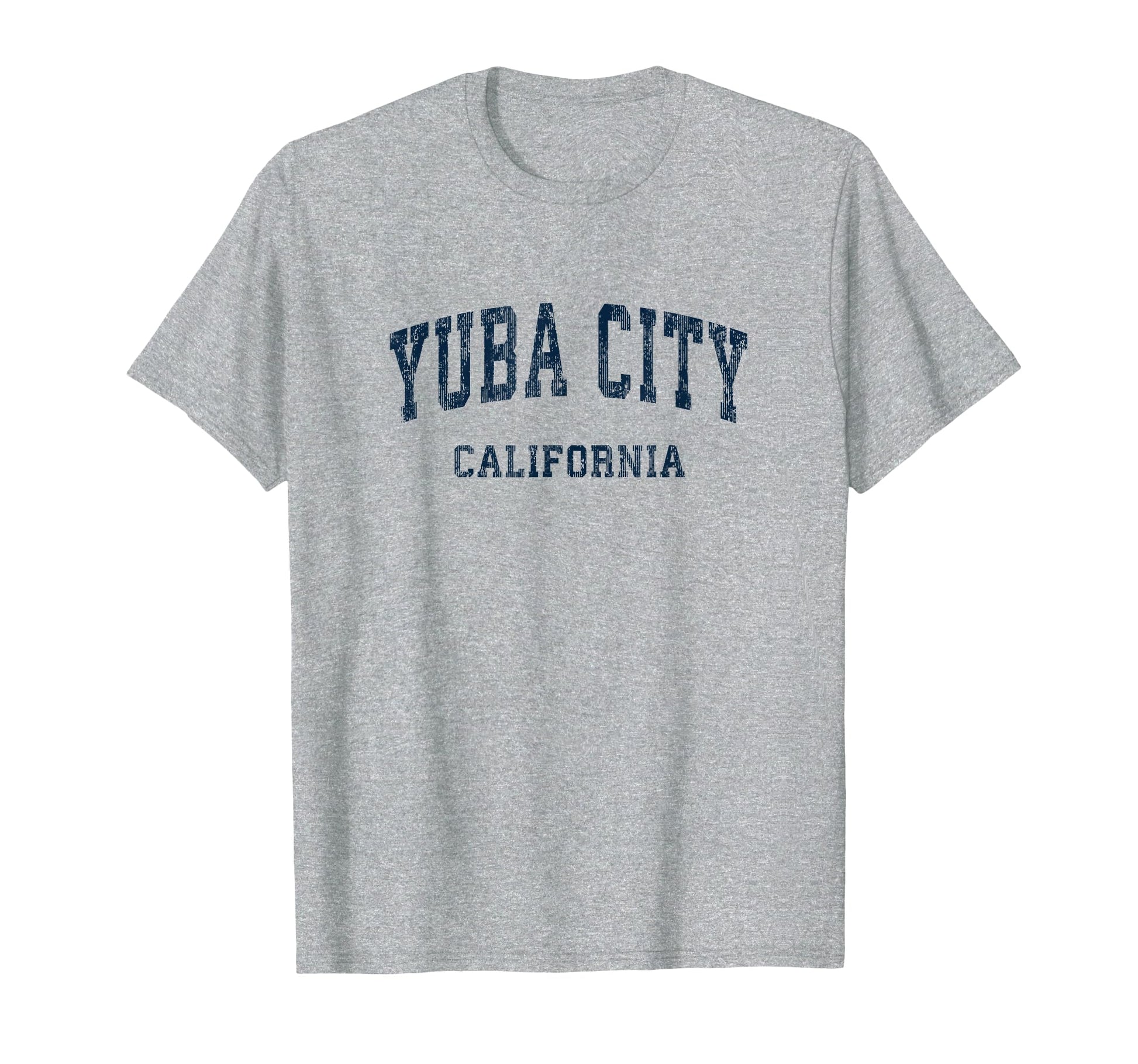 Yuba City California Ca Varsity T-Shirt - Fun Novelty Design for Adults - T-Shirt, Sweatshirt, Hoodie