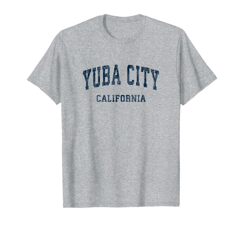 Yuba City California Ca Varsity T-Shirt - Fun Novelty Design for Adults - T-Shirt, Sweatshirt, Hoodie
