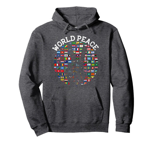 World Peace Funny Love International Hoodie - Trendy Graphic Men Women - T-Shirt, Sweatshirt, Hoodie